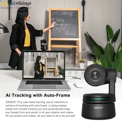 وب کم مجهز به هوش مصنوعی آبسبات تاینی مدل OBSBOT Tiny FHD AI PTZ Webcam