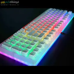 کیبورد گیمینگ مکانیکال بدنه شفاف وومیر مدل Womier K98 RGB - Hot Swappable Mechanical Gaming Keyboard