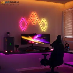 پنل روشنایی خطی هوشمند 15 تکه نانولیف Nanoleaf Lines 60 Degrees Starter Kit (15 Lines)