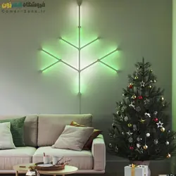 پنل روشنایی خطی هوشمند 12 تکه نانولیف Nanoleaf Lines 60 Degrees Starter Kit (12 Lines)