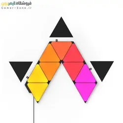 پک توسعه دهنده پنل روشنایی مثلثی مشکی هوشمند نانولیف لیمیتید ادیشن Nanoleaf Shapes Limited Edition Ultra Black Triangles Expansion Pack (3 Panels)