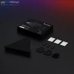 پک توسعه دهنده پنل روشنایی مثلثی مشکی هوشمند نانولیف لیمیتید ادیشن Nanoleaf Shapes Limited Edition Ultra Black Triangles Expansion Pack (3 Panels)