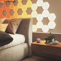 پک توسعه دهنده پنل روشنایی شش ضلعی هوشمند نانولیف Nanoleaf Shapes Hexagons Expansion Pack (3 Panels)