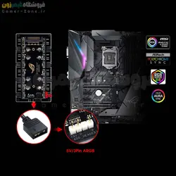 هاب نورپردازی و فن کیس مدل ROG ARGB and Fan PWM Splitter Hub
