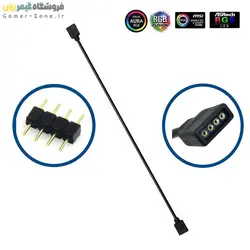 کابل افزایش طول 4 پین نورپردازی مادربورد RGBZONE 12V 4-Pin RGB Extension Cable