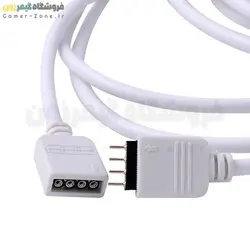 کابل افزایش طول 4 پین نورپردازی مادربورد RGBZONE 12V 4-Pin RGB Extension Cable
