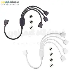 کابل اسپلیتر 4 پین نورپردازی مادربورد RGBZONE 12V 4-Pin RGB Splitter Cable