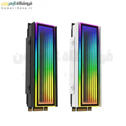 هیتسینک و خنک کننده حافظه SSD اینترنال مدل ARGB Infinity Mirror M.2 SSD Heatsink Cooler
