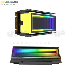 هیتسینک و خنک کننده حافظه SSD اینترنال مدل ARGB Infinity Mirror M.2 SSD Heatsink Cooler