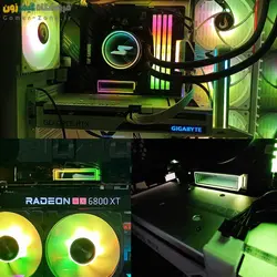 هیتسینک و خنک کننده حافظه SSD اینترنال مدل ARGB Infinity Mirror M.2 SSD Heatsink Cooler
