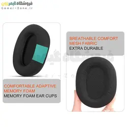 پد هدست گیمینگ ریزر بلک شارک مدل Replacement Ear Pads for Razer BlackShark V2 USB / V2 Pro