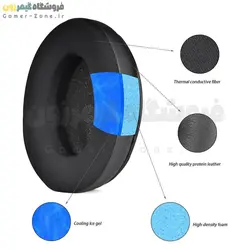 ایرپد هدست گیمینگ استیل سریز مدل Replacement Ear Pads for SteelSeries Arctis 1 / Arctis 3/ Arctis 5 / Arctis 7 / Arctis 9X / Arctis Pro / Arctis Prime
