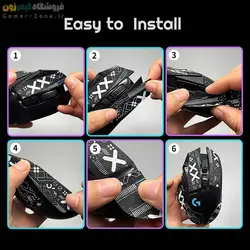 گریپ گیمینگ موس لاجیتک مدل Logitech G502 Hero / G502 LightSpeed Anti-Slip Grip