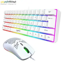 موس و کیبورد گیمینگ اچ ایکس اس جی مدل HXSJ V700 + J900 RGB Gaming Keyboard and Mouse Combo