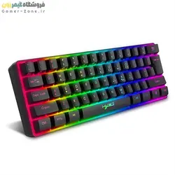 موس و کیبورد گیمینگ اچ ایکس اس جی مدل HXSJ V700 + J900 RGB Gaming Keyboard and Mouse Combo