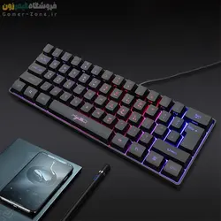 موس و کیبورد گیمینگ اچ ایکس اس جی مدل HXSJ V700 + J900 RGB Gaming Keyboard and Mouse Combo