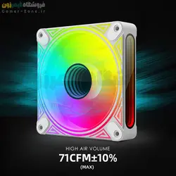 فن کیس کول مون مدل CoolMoon DM1 ARGB 12CM Case Fan PWM Temperature Control