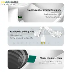 فن کیس کول مون مدل CoolMoon DM1 ARGB 12CM Case Fan PWM Temperature Control