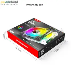 فن کیس کول مون مدل CoolMoon DM1 ARGB 12CM Case Fan PWM Temperature Control
