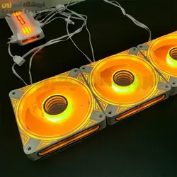 فن کیس کول مون مدل CoolMoon DM1 ARGB 12CM Case Fan PWM Temperature Control
