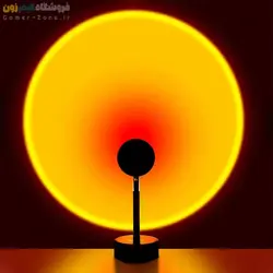 لامپ پروژکتوری رنگین کمانی مدل RGB Rainbow Projection Led Lamp + Remote Control