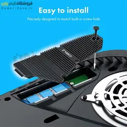 هیتسینک و خنک کننده حافظه SSD اینترنال آینی او مناسب PS5 مدل ineo M24 - M.2 SSD Heatsink Cooler for PS5