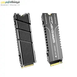 هیتسینک و خنک کننده حافظه SSD اینترنال مناسب کامپیوتر مدل JEYI Warship Pro II (Gen.2) M.2 SSD Heatsink Cooler