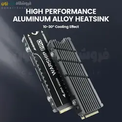 هیتسینک و خنک کننده حافظه SSD اینترنال مناسب کامپیوتر مدل JEYI Warship Pro II (Gen.2) M.2 SSD Heatsink Cooler