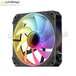 پک 3 عددی فن خنک کننده کیس بدون سیم جونزبو مدل Jonsbo ZG-120 Triple Wire-free Splicing ARGB PWM 120mm Case Fan