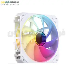 پک 3 عددی فن خنک کننده کیس بدون سیم جونزبو مدل Jonsbo ZG-120 Triple Wire-free Splicing ARGB PWM 120mm Case Fan