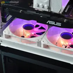 پک 3 عددی فن خنک کننده کیس بدون سیم جونزبو مدل Jonsbo ZG-120 Triple Wire-free Splicing ARGB PWM 120mm Case Fan