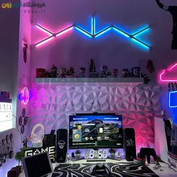 پنل روشنایی خطی دیواری هوشمند وای فای مدل Smart RGBIC LED Wall Light Lines (WiFi)