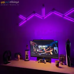 پنل روشنایی خطی دیواری هوشمند وای فای مدل Smart RGBIC LED Wall Light Lines (WiFi)