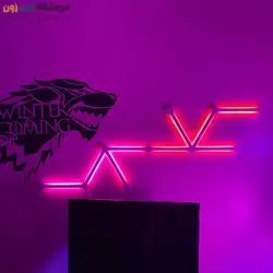 پنل روشنایی خطی دیواری هوشمند وای فای مدل Smart RGBIC LED Wall Light Lines (WiFi)