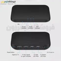 کیت همگام سازی نور پس زمینه تلویزیون مدل سینک باکس Smart HDMI 2.0b Sync Box TV Backlight Screen Color Sync Kit (WiFi)