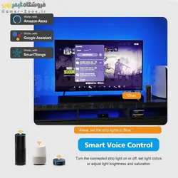 کیت همگام سازی نور پس زمینه تلویزیون مدل سینک باکس Smart HDMI 2.0b Sync Box TV Backlight Screen Color Sync Kit (WiFi)