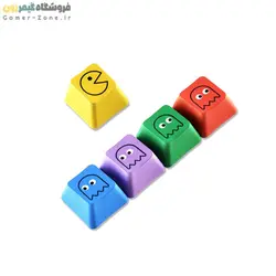 کیکپ طرح Pac-Man کیبورد مکانیکال PBT Pac-Man Keycap for Mechanical Keyboards