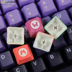 کیکپ طرح Super Mario کیبورد مکانیکال PBT Super Mario Keycap for Mechanical Keyboards