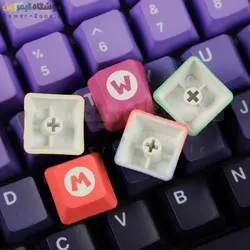 کیکپ طرح Super Mario کیبورد مکانیکال PBT Super Mario Keycap for Mechanical Keyboards