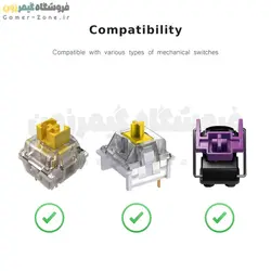 کیکپ طرح Spongebob کیبورد مکانیکال PBT Spongebob Keycap for Mechanical Keyboards