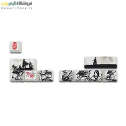 کیکپ طرح Ink Martial کیبورد مکانیکال PBT Ink Martial Art Keycap for Mechanical Keyboards