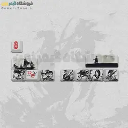 کیکپ طرح Ink Martial کیبورد مکانیکال PBT Ink Martial Art Keycap for Mechanical Keyboards