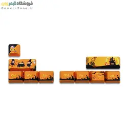 کیکپ طرح Halloween کیبورد مکانیکال PBT Halloween Keycap for Mechanical Keyboards