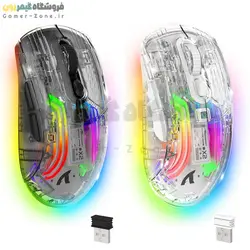 موس گیمینگ بی سیم اتک شارک + داک شارژ مدل ATTACK SHARK X2 RGB / X2 Pro RGB Wireless Gaming Mouse + RGB Charging Dock