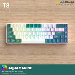 کیبورد گیمینگ مکانیکال زیولنگ مدل ZIYOU LANG T8 RGB Mechanical Gaming Keyboard