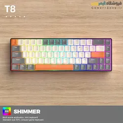 کیبورد گیمینگ مکانیکال زیولنگ مدل ZIYOU LANG T8 RGB Mechanical Gaming Keyboard