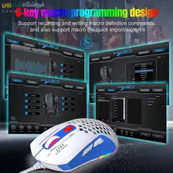 موس گیمینگ اچ ایکس اس جی مدل HXSJ X300 RGB Optical Gaming Mouse