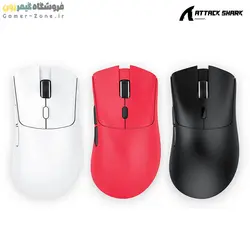 موس گیمینگ بی سیم اتک شارک مدل ATTACK SHARK R1 Lightweight Wireless Gaming Mouse