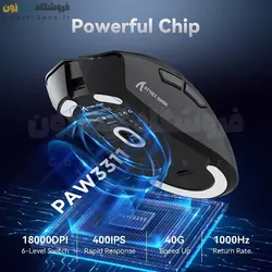 موس گیمینگ بی سیم اتک شارک مدل ATTACK SHARK R1 Lightweight Wireless Gaming Mouse