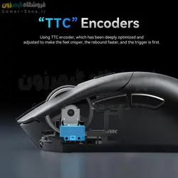 موس گیمینگ بی سیم اتک شارک مدل ATTACK SHARK R1 Lightweight Wireless Gaming Mouse